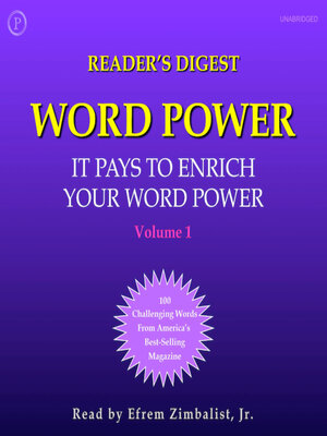 cover image of Readers Digest's Word Power
